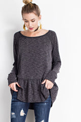 Ashy Textured Tunic