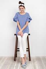 Slubbin Denim Top